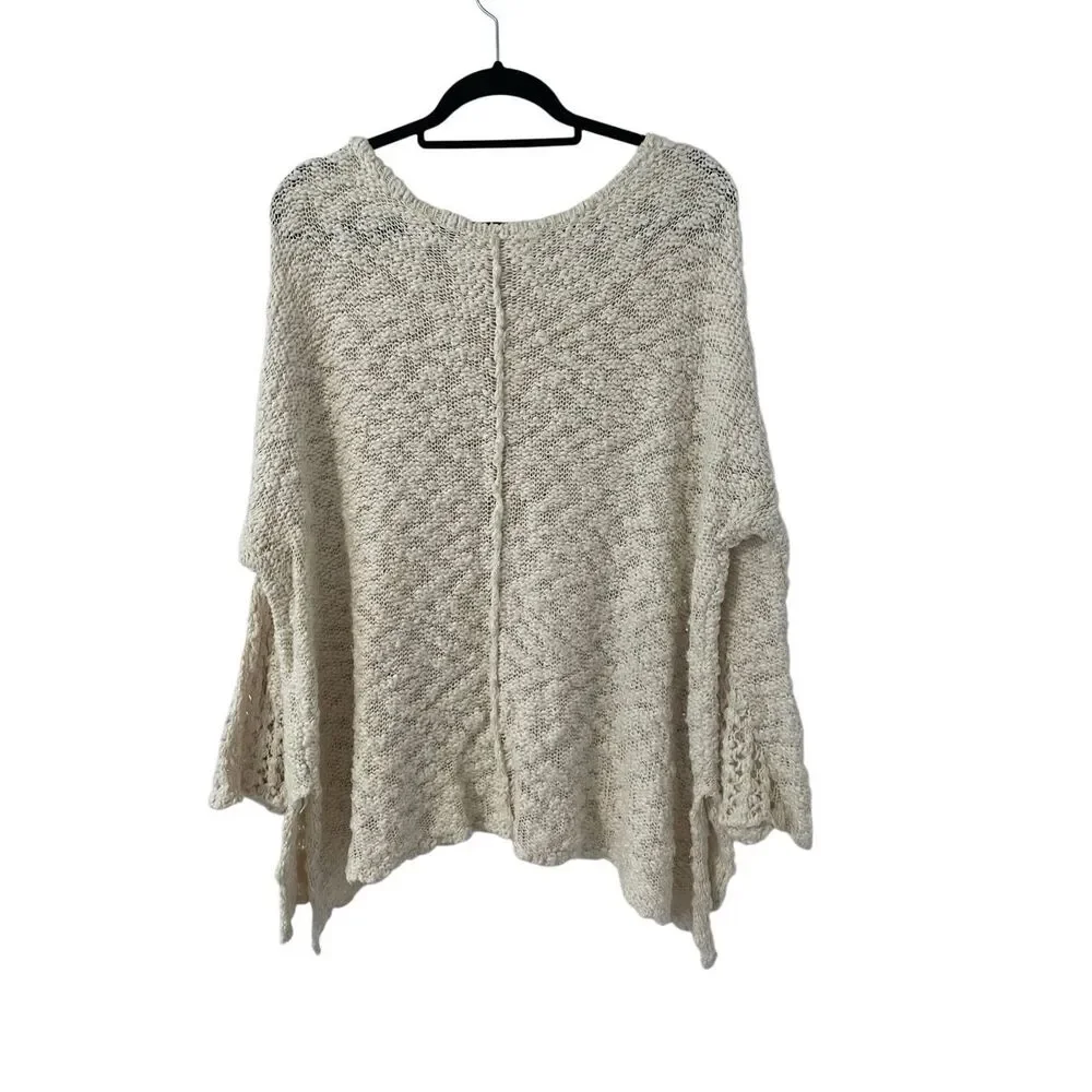 Free People Crochet Oversized Flowy Sweater (OG)